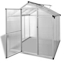 Polycarbonat Freistehende Gewächshäuser vidaXL 43555 3.46m² Aluminium Polykarbonat