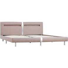 vidaXL Bed Frame with LED 23cm Bettrahmen