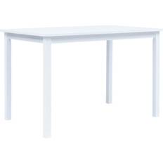 vidaXL Solid Rubber Wood Dining Table 71x114cm