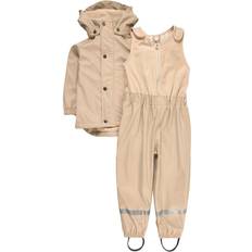 Beige Sadetakit Kuling Lined Recycled Rain Set - Beige