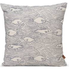Bomuld - GOTS (Global Organic Textile Standard) Komplette pyntepuder ferm LIVING Stream Komplet pyntepude Hvid (50x50cm)