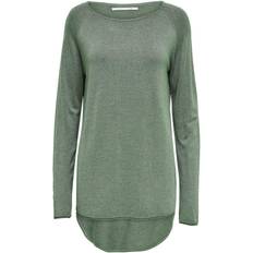 Only Long Knitted Sweater - Green/Chinois Green