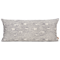 ferm LIVING Stream Komplett dekorationskudde Vit (90x40cm)