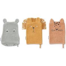 Lingettes & Gants de Toilette vente Liewood Sylvester Gant de toilette, Safari (set de 3) Multicolore