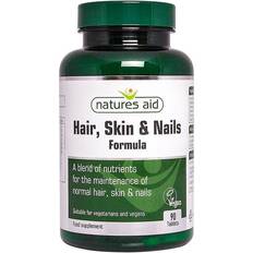 Kelp Supplementen Natures Aid Hair, Skin & Nails Formula 90 pcs