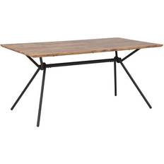 MDF Dining Tables Beliani Amsterdam Dining Table 90x160cm