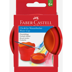 Rosso Accessori per la pittura Faber-Castell Clic & Go Water Cup