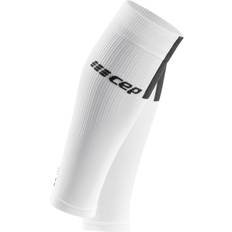 Fitness & Gym - Men Arm & Leg Warmers CEP 3.0 Calf Sleeves Men - White/Dark Grey