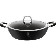 Spülmaschinenfest Schmortöpfe Berlinger Haus Black Professional Line mit Klappe 3.8 L 28 cm