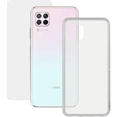 Mobile Phone Covers Ksix Tempered Glass Screen Protector + Mobile Case for Huawei P40 Lite