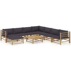 vidaXL 3058229 Loungeset, 1 Bord inkl. 7 Soffor