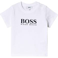 Hugo kids HUGO BOSS Kid's Single Jersey Logo T-shirt - White (J05P07)