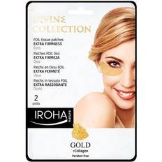 Sin Parabenos Máscaras para los ojos Iroha Divine Collection Gold + Collagen Eye Patches