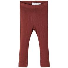 Name It Rib Leggings - Red/Spiced Apple (13183232)
