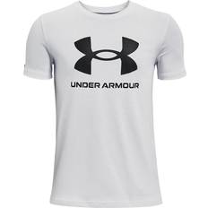 Under Armour Boy's UA Sportstyle Logo Short Sleeve - Grey (1363282-014)