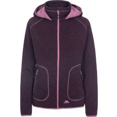 Trespass Splendor Hooded Fleece Jacket - Dark Mauve