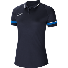 Nike Academy 21 Polo Shirt Women - Obsidian/White/RoyalBlue