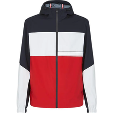 Tommy Hilfiger Multicolor Ropa de abrigo Tommy Hilfiger Tech Blocked Jacket - Desert Sky/Ecru/Primary Red