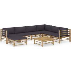 6 Loungesæt Havemøbler vidaXL 3058220 Loungesæt, 1 borde inkl. 6 sofaer