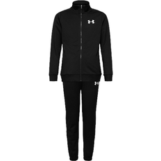 Jungen - S Tracksuits Under Armour Boy's UA Knit Track Suit - Black/White (1363290-001)