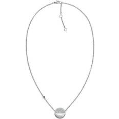 Tommy Hilfiger Silverpläterad Halsband Tommy Hilfiger Circle Collier Necklace - Siver