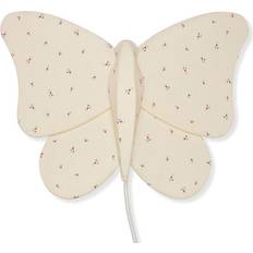 Beige Appliques murales Konges Sløjd Butterfly Fabric Lamp Applique murale