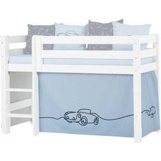 Azul Camas altas HoppeKids Curtain Cars for Half High Bed 70x160cm 27.6x63"