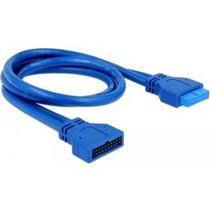 DeLock 3.0 USB 19pin - USB 19pin Header M-F 0.4m