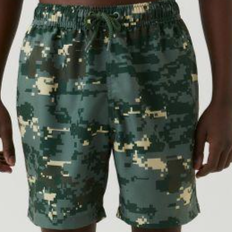 Verde Trajes de baño Björn Borg Junior Kenny Loose Shorts - Digital Woodland XL Duck Green