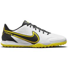 Nike Tiempo Legend 9 Academy TF - White/Black/Yellow Strike/Dark Smoke Grey