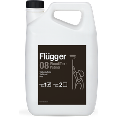 Flügger Utomhusfärger Målarfärg Flügger 08 Wood Tex Patina Träfärg Silver 1L