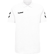 110 - Junge Poloshirts Hummel Go Kid's Cotton Poloshirt - White (203521-9001)