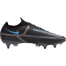 NIKE Textile Football Shoes NIKE Phantom GT2 Elite SG-Pro AC - Black/Iron Grey