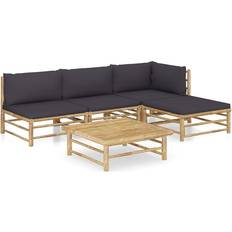 Bästa Loungeset Utemöbler vidaXL 3058192 Loungeset, 1 Bord inkl. 2 Stolar & 3 Soffor