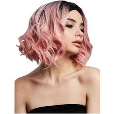 Halloween - Men/Women Short Wigs Smiffys Fever Kourtney Wig Baby Pink