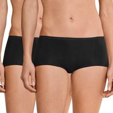 Schiesser Essentials Cotton Shorts 2-pack - Black