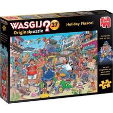 Jumbo Puzzle Jumbo Puzzle Wasgij Original 37 Holiday Fiasco 1000 Pezzi