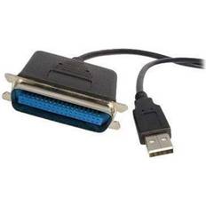 Usb kabel skrivare 3 meter StarTech USB A-Parallel Printer 3m