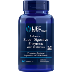 Gut Health Life Extension Enhanced Super Digestive Enzymes with Probiotics 60 pcs