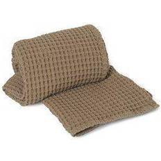ferm LIVING Organic Badezimmerhandtuch Braun, Beige (140x70cm)