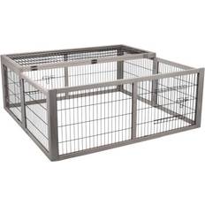 Flamingo Foldable Rabbit Hutch with 2 Door
