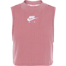 Hoge Kraag Mouwloze shirts Nike Air Rib T-shirt W - Pink