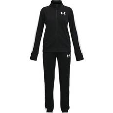 Negro Chándales Under Armour Girl's Knit Tracksuit - Black