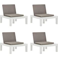 vidaXL 3054425 4-pack Havelænestol, Havestol