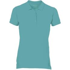 Gildan Premium Cotton Sport Double Pique Polo Shirt - Vert/Rose/Rouge