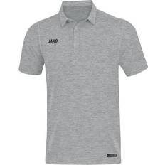 Elastaan/Lycra/Spandex Polo's JAKO Polo Premium Basics - Grijs