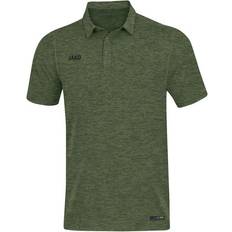 Elastan/Lycra/Spandex Poloshirts JAKO Premium Basics Polo Shirt Unisex - Khaki Melange