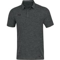 Elastan/Lycra/Spandex - Unisex Poloshirts JAKO Premium Basics Polo Shirt Unisex - Anthracite Melange