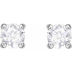 Attract Earrings - Silver/White