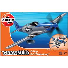 Modeller & byggesett Airfix Quickbuild D Day P 51D Mustang